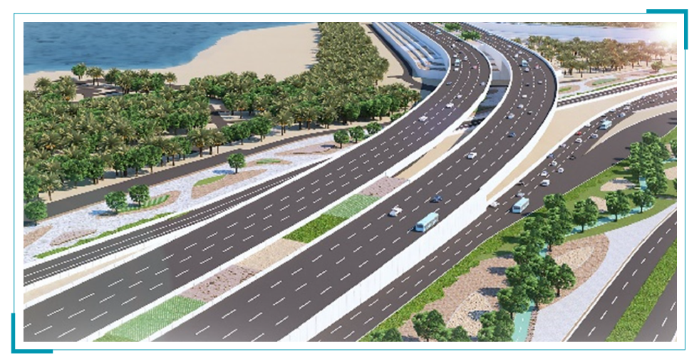 Landscape Works for Sheikh Zayed Bridge