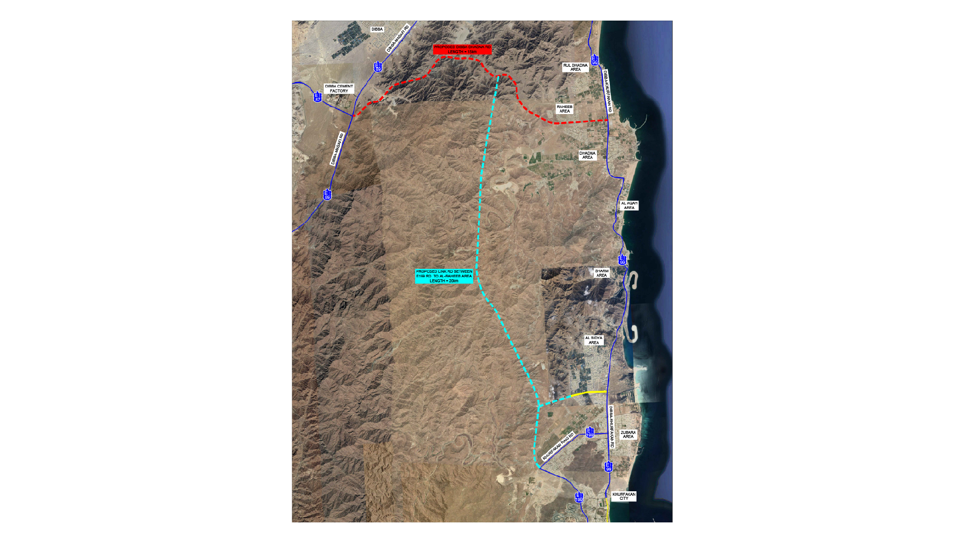 The Study, Design, and Construction Supervision of Connecting Federal Road E199 with Raheeb Area